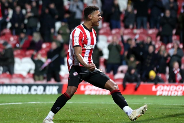 The Championship's second top scorer with 22 goals and the Brentford striker is just outside the list's top five. Photo by Alex Pantling/Getty Images.
