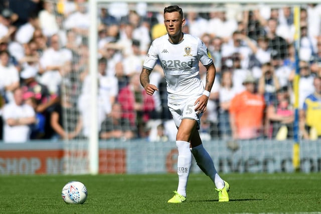 The Brighton loanee centre-back is the second Leeds United player in the top twenty. Picture by Jonathan Gawthorpe.