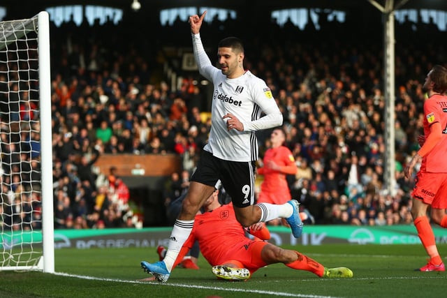 The Fulham striker and Championship top scorer with 23 goals comes out on top and is the second player from the Cottagers inside the top ten. Photo by Jordan Mansfield/Getty Images.