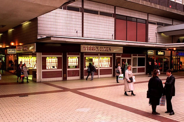 This photo of Trinity Street Arcade was taken back in June 1997. Do you remember these shops?