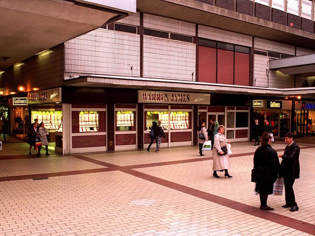 This photo of Trinity Street Arcade was taken back in June 1997. Do you remember these shops?