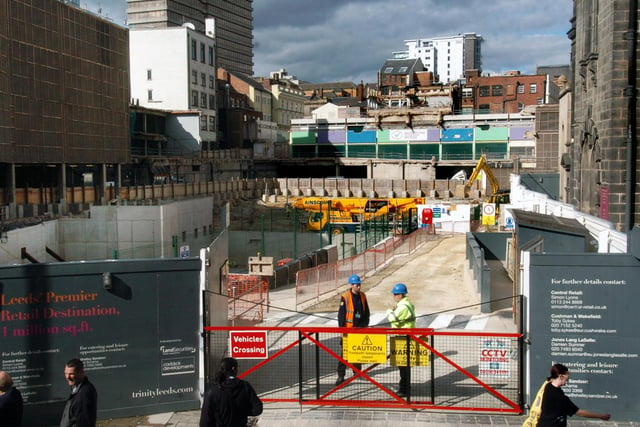 A view of the development from Boar Lane in September 2010.
