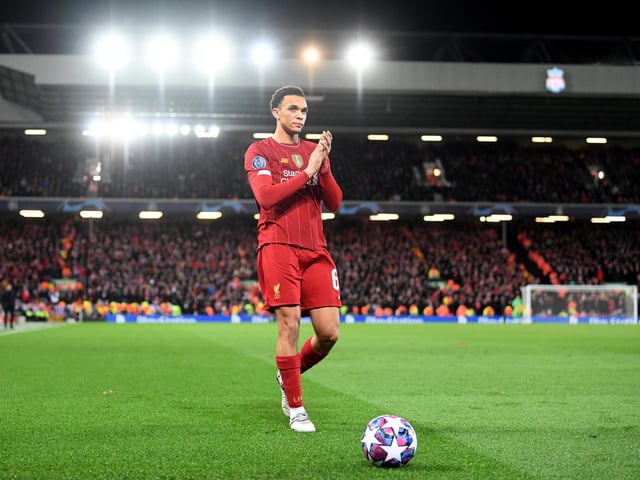 The Liverpool defender faces plenty of competition for the right back role, but the 21-year-old is leading the way. He's contributed to 10 clean sheets at one end of the field and added 12 assists at the other end as the Reds marched towards the title.