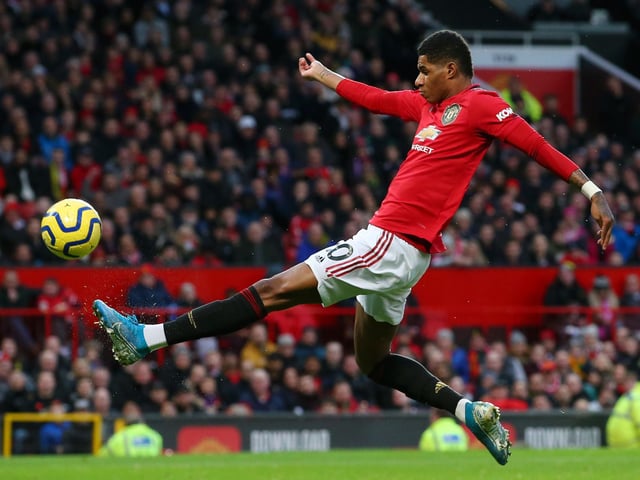 The Manchester United man would get the nod ahead of Raheem Sterling and Dwight McNeil if selection was based on Wyscout.com ratings. Rashford has 14 goals and four assists to his name this season, but injury curtailed his fine form.
