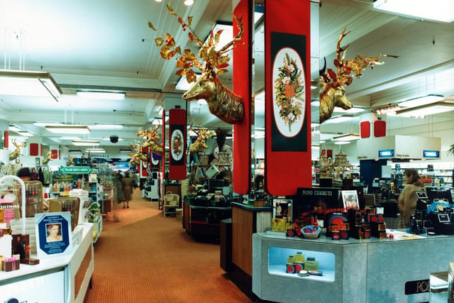 Do you remember the perfumery department? It was on the ground floor along with fashion accessories and boots and shoes.