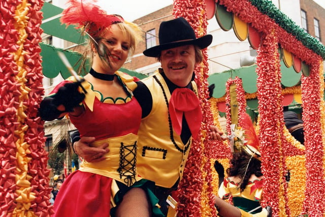 June 1980 Lewis's staff can be seen in costume derived from the American West at 7th Annual Lord Mayor's Parade. Lewis's won the 'Lord Mayor's Award for Best Overall Entry'