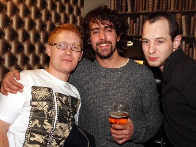 Adam, Joe and Damon in Soltz.