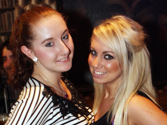 Ella and Meg in Soltz.