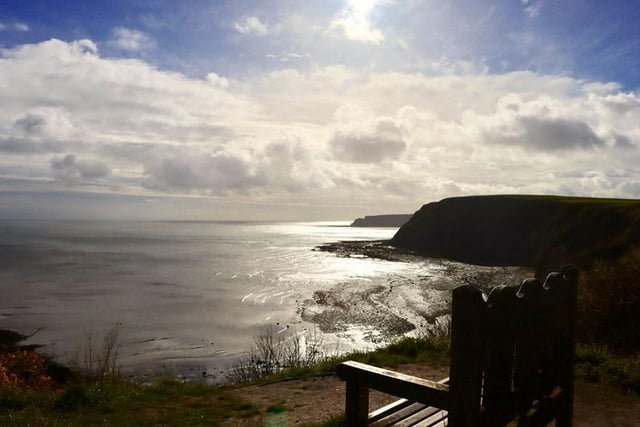 A stunning view from the cliffs