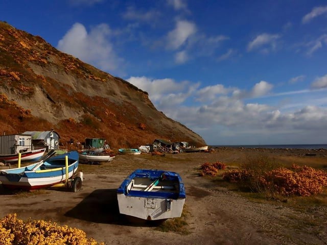 Fishing boats on the beach