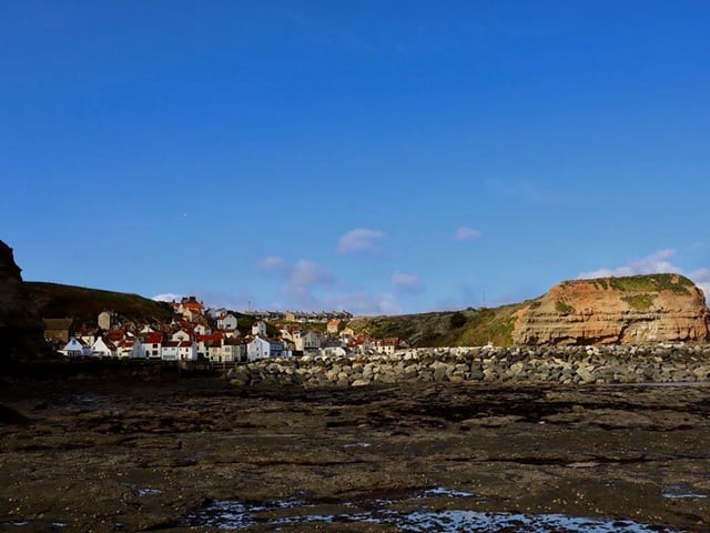 The pretty fishing village of Staithes