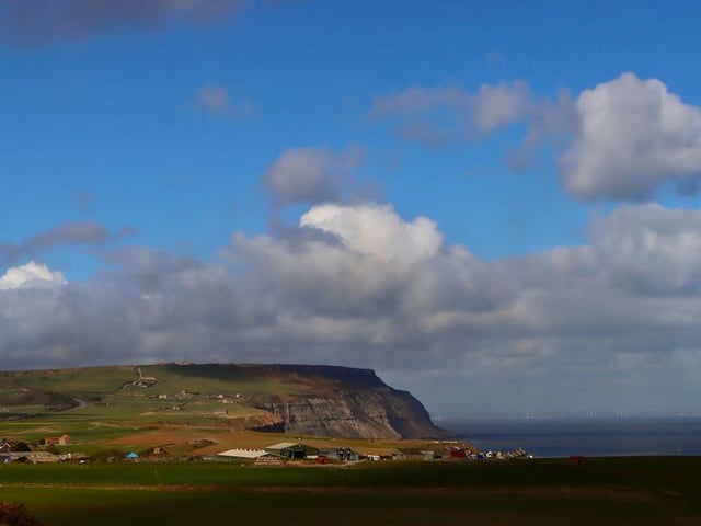 Looking towards Boulby cliffs