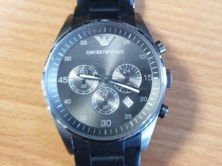 A watch seized by police during burglary investigation.