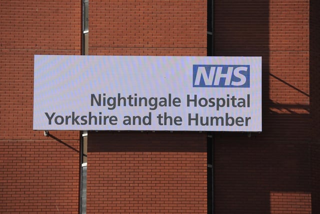 The official signage has gone up following the official announcement by NHS England last week. Picture: Gerard Binks.