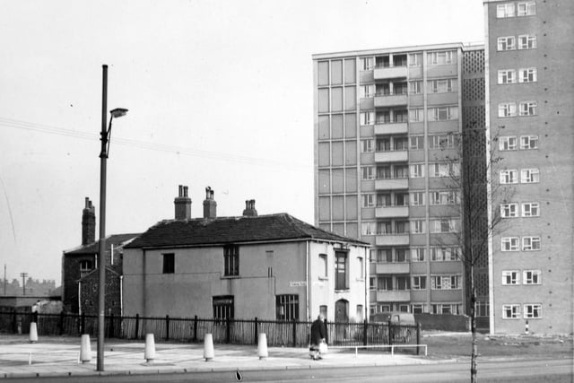 This is a view of Holbeck Towers in the mid -1960s.