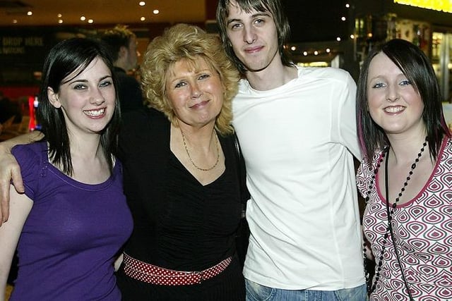 Colette, Ann, Tim and Natalie on a night out in Halifax back in 2007.