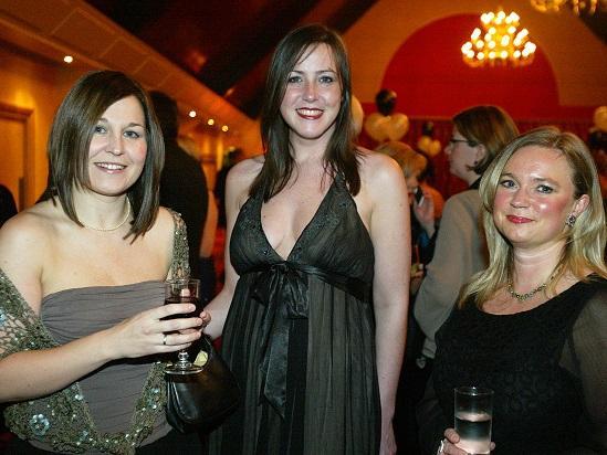 Kay Johnston, Michelle Shore and Adele Whitfield at a fundraiser for the Laura Crane trust at the Cedar Court, Ainley Top back in 2008.