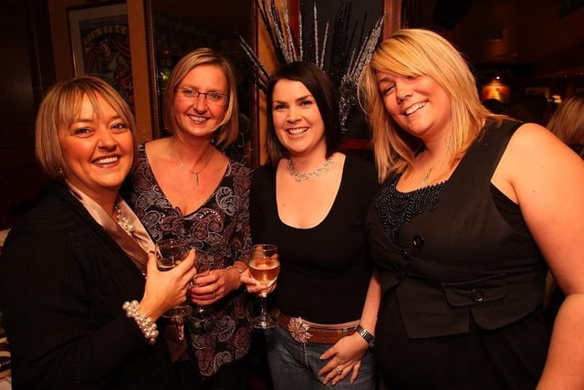 Joanne Hilditch, Tracey Lamb, Julia Barrie and Laura Scott back in 2008.