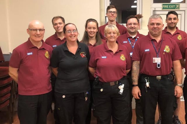 She said: "My team of community first responders who are volunteers for Yorkshire Ambulance Service, we attend life threatening emergencies within our local community."