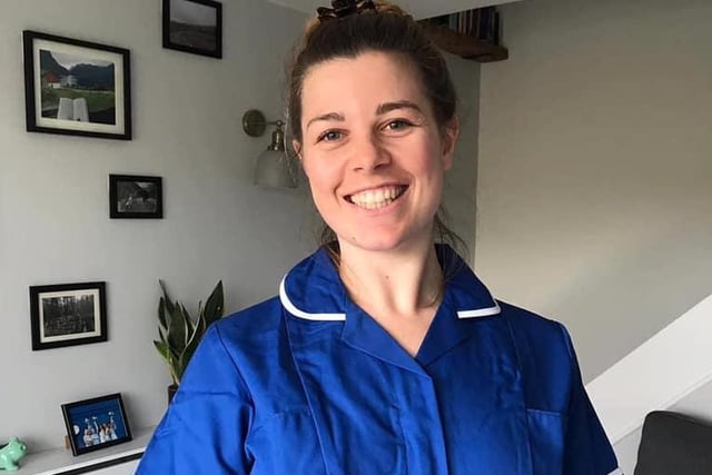 Sharon Moore said: "My health hero. Sister Natalie Dixon, lives in Meanwood, works in HDU at St James', shes the most dedicated nurse Ive ever met and she makes my son happy."