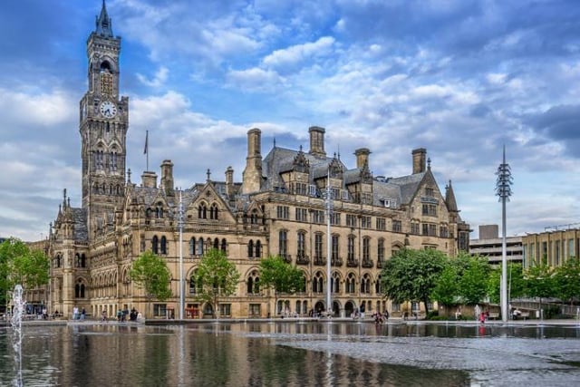 One of the country's finest civic buildings, Bradford City Hall has appeared in several film and TV productions