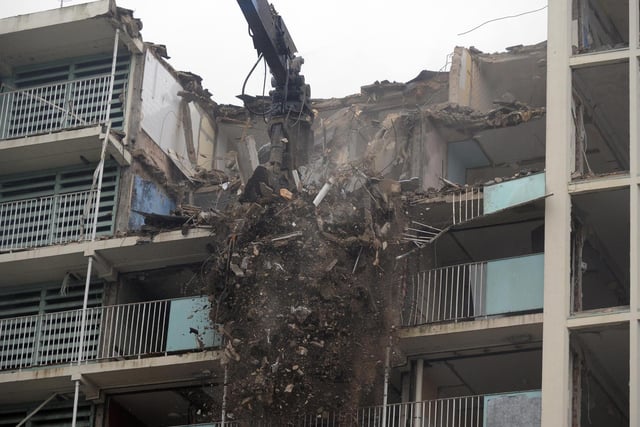 Do you remember the demolition of Carlton Towers in Little London?