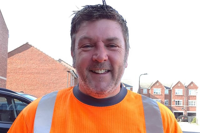 Velton Lishke is a waste collector for Harrogate Borough Council and has been working tirelessly during the pandemic to ensure that rubbish is still collected and Harrogates bins are not overflowing so the streets are still clean.
He says he has been overwhelmed by the kindness shown by residents who have left notes of thanks on their bins and waved from the window.