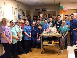 Another picture sent in by Judith Barrett of Hazelwood Ward in Chorley Hospital who continue to do great work as they save lives.