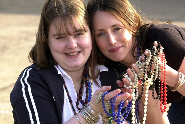 In February 2003, Lesley Gibson and Libby Godbold raised money for Wakefield Hospice by collecting and selling jewellery.