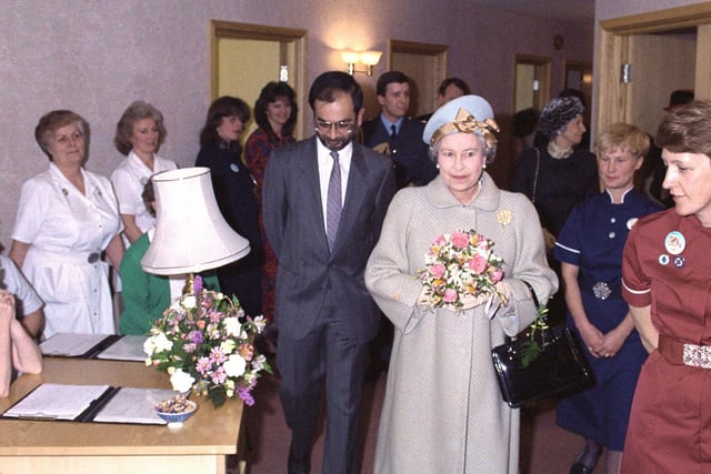 Wakefield Hospice was visited by the Queen in 1992, and a plaque was unveiled in her name.