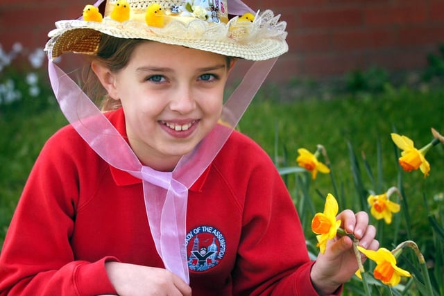 Easter Bonnets at Our Lady of The Assumption Primary School. Millie McMahon