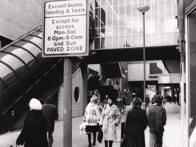 This will be a view familiar to generations of shoppers. This photo dates back to November 1982.