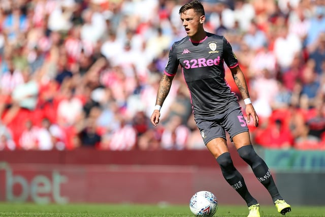 The overwhelming winner in the centre-back category, Leeds United's Brighton loanee White received a huge ten votes for his staring displays at the heart of the Whites defence. Photo by Lewis Storey/Getty Images.