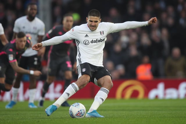 Fulham's Serbian international  along with Benrahma  received the most votes in the poll with 12 nominations. Photo by Marc Atkins/Getty Images.