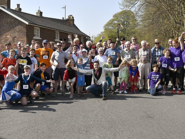 Ready to start the Scalby Walk