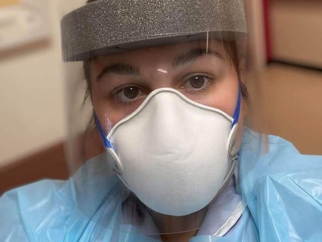 Mum Lisa said: My Health hero my Daughter Chloe from Leeds who is ward house keeper at the LGI and has three young children.