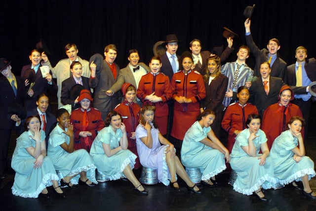 The cast of Guys and Dolls photographed in December 2005.