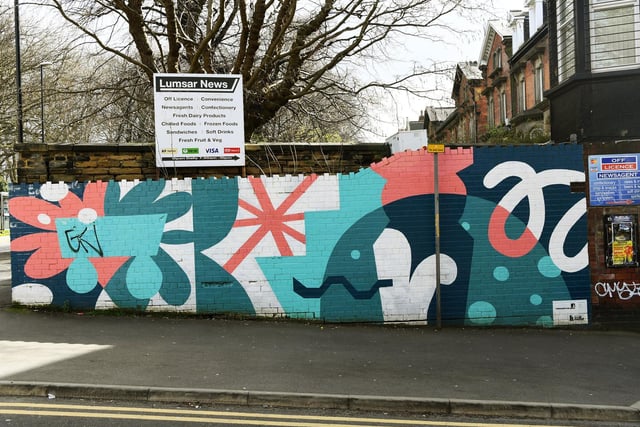 Spotted this before? It is Hyde Park Road by artist Emma Hardaker.