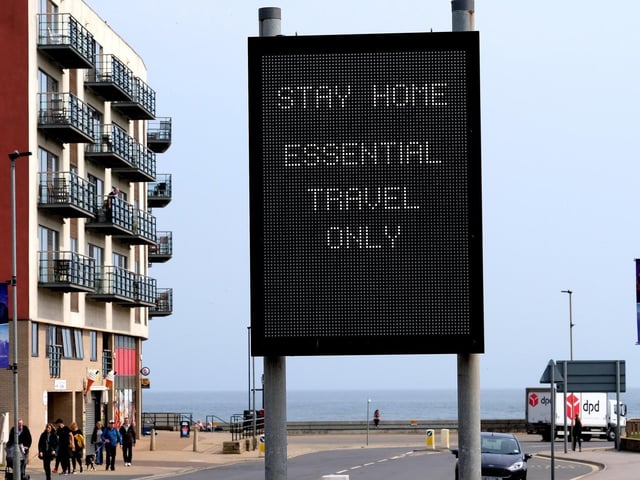 A simple sign on North Bay.