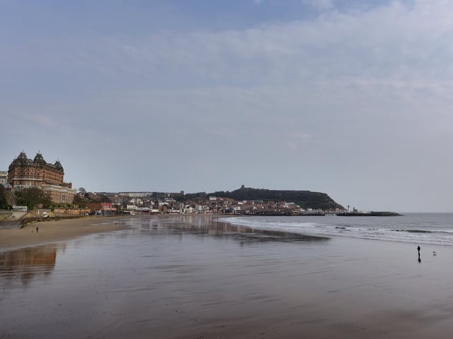An empty South Bay at low tide.
