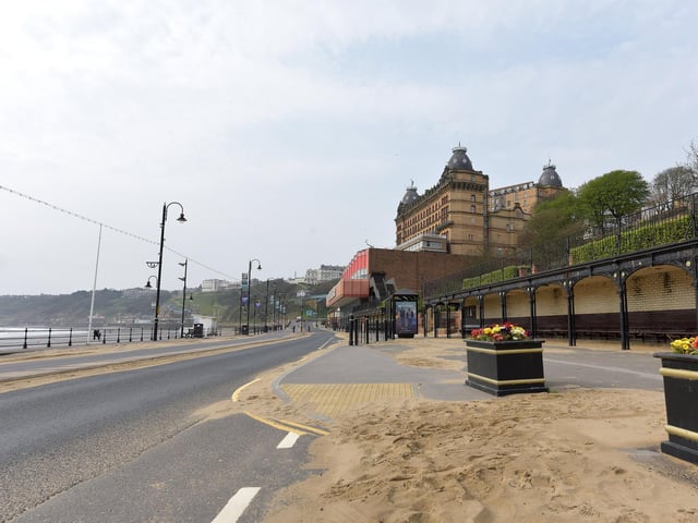Foreshore Road deserted.