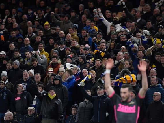Leeds United's away attendances compared to Championship rivals.