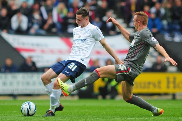 Alan Browne in action against Rotherham in the first leg of the League One play-off semi-final in May 2014