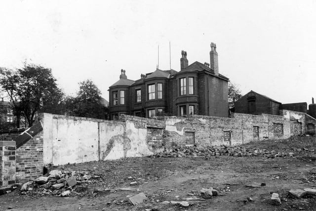 A view of waste ground on Armley Road, showing where houses have been demolished. The area was known locally as the Maltkins.