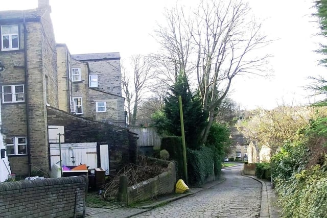 Picture of Rosemary Lane in Rastrick taken by Ronnie Grandage on a lockdown exercise walk.