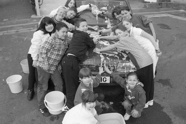 Youngsters from the Linksfield and Underwood areas Fulwood have been hard at it raising cash for St Catherine's Hospice in Lostock Hall. They came up with a range of fundraising ideas - including car washing and gardening