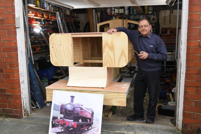 With 15 sheets of plywood, Ken confessed that it is easy to get carried away with his ideas and often attracts his neighbours who catch him at work in his garage, which he says isnt big enough for this project.