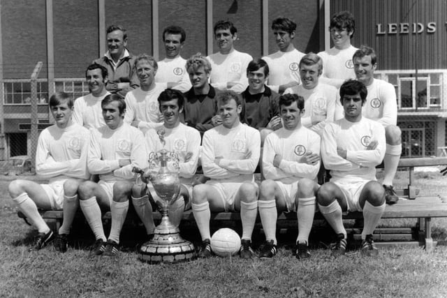 Don Revie's side lift the First Division title.