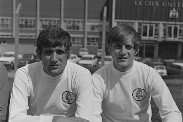 Norman Hunter with Allan Clarke pictured in August 1970.