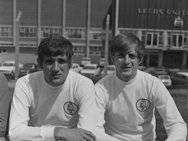 Norman Hunter with Allan Clarke pictured in August 1970.